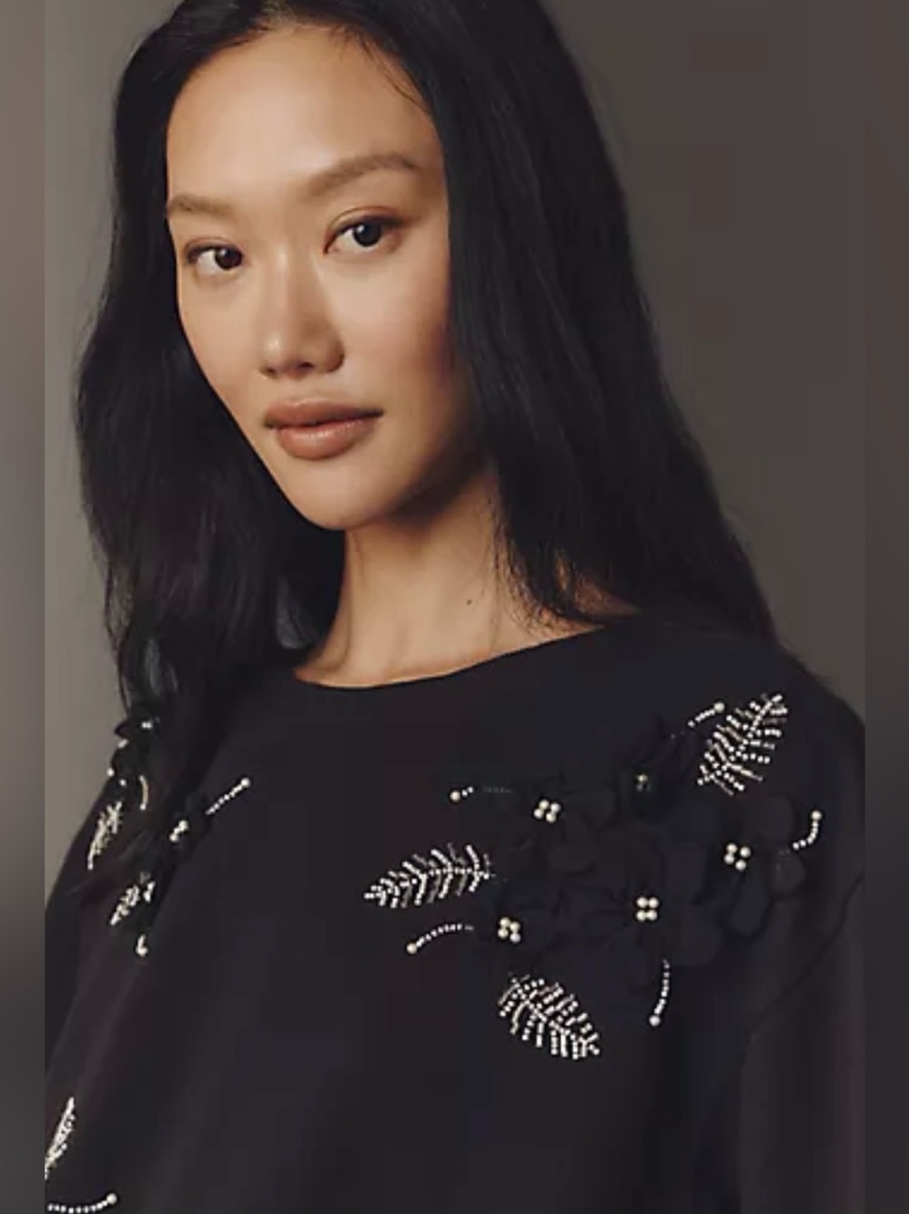 Anthropologie embellished sweater NWT